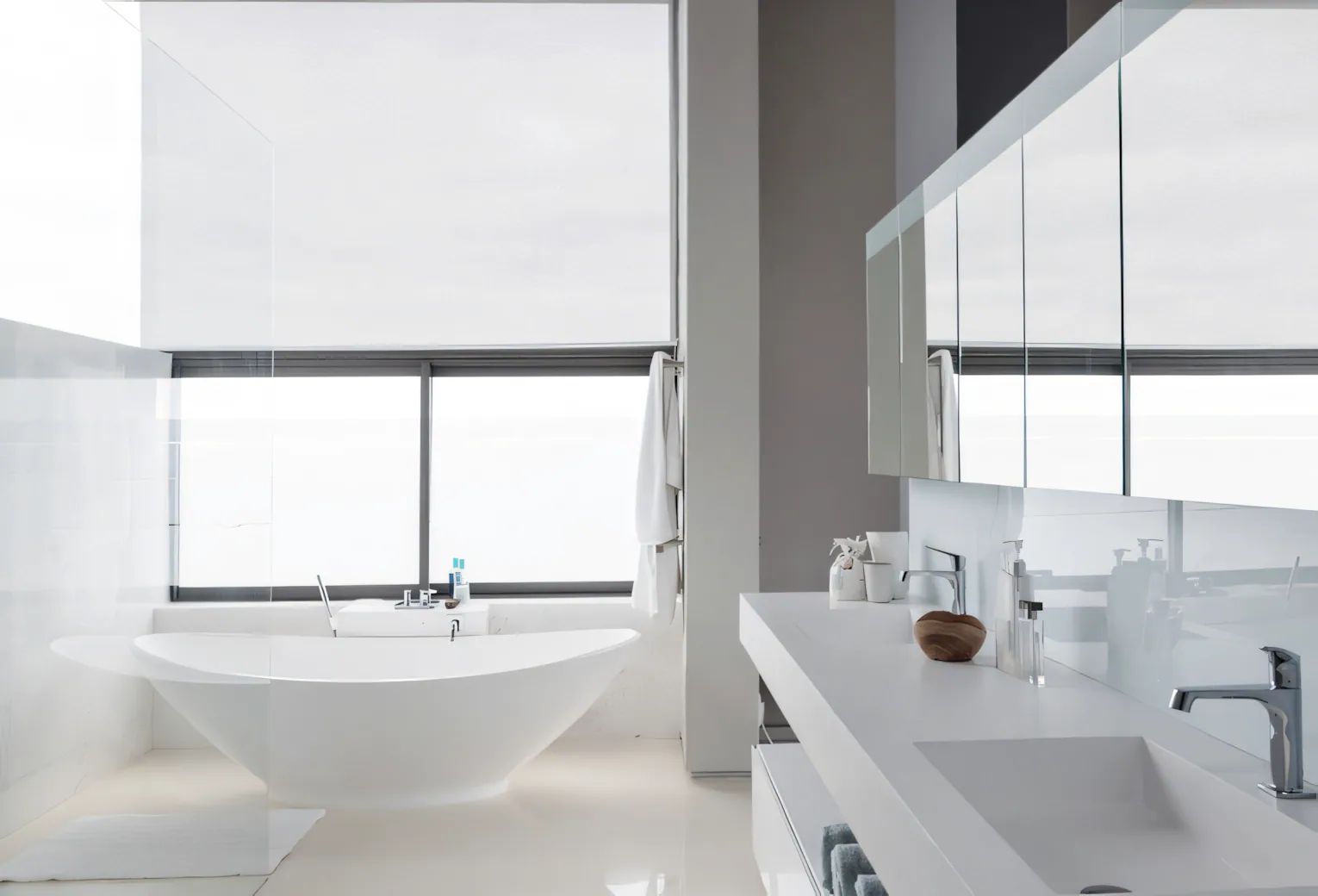 Modern remodeled bathroom by Bath Doctor